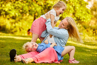 Foto uit de familiereportage van Conny, Steven, Lente en Amber door familiefotograaf Jorick Michiels