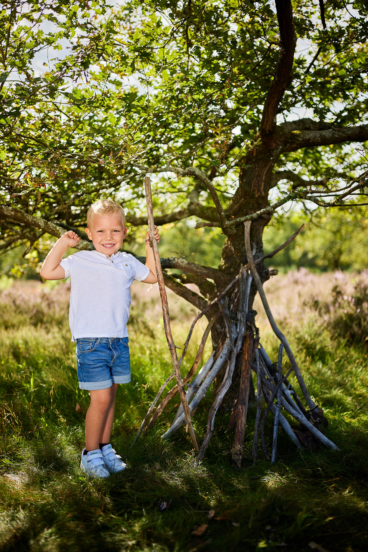 Foto uit de familiereportage van familie Peeters door familiefotograaf Jorick Michiels