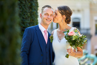 Foto uit de huwelijksreportage van Dominique en Kevin door huwelijksfotograaf Jorick Michiels