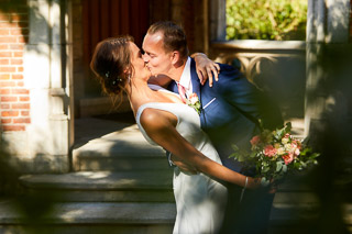 Foto uit de huwelijksreportage van Dominique en Kevin door huwelijksfotograaf Jorick Michiels