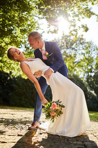 Foto uit de huwelijksreportage van Dominique en Kevin door huwelijksfotograaf Jorick Michiels