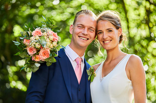 Foto uit de huwelijksreportage van Dominique en Kevin door huwelijksfotograaf Jorick Michiels