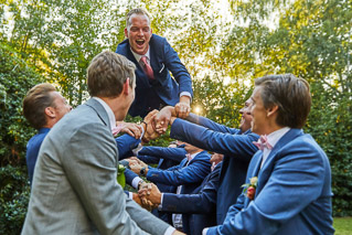 Foto uit de huwelijksreportage van Dominique en Kevin door huwelijksfotograaf Jorick Michiels