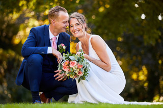 Foto uit de huwelijksreportage van Dominique en Kevin door huwelijksfotograaf Jorick Michiels