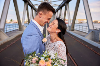 Foto uit de huwelijksreportage van Elise en Ben door huwelijksfotograaf Jorick Michiels