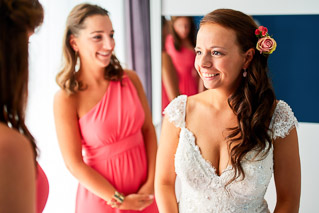 Foto uit de huwelijksreportage van Evelyn en Kevin door huwelijksfotograaf Jorick Michiels