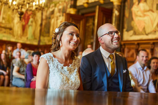 Foto uit de huwelijksreportage van Hanne en Jens door huwelijksfotograaf Jorick Michiels