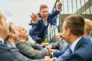 Foto uit de huwelijksreportage van Imke en Vincent door huwelijksfotograaf Jorick Michiels