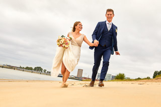 Foto uit de huwelijksreportage van Imke en Vincent door huwelijksfotograaf Jorick Michiels