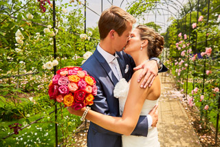 Foto uit de huwelijksreportage van Joëlle en Thomas door huwelijksfotograaf Jorick Michiels