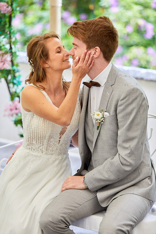 Foto uit de huwelijksreportage van Katrien en Elias door huwelijksfotograaf Jorick Michiels