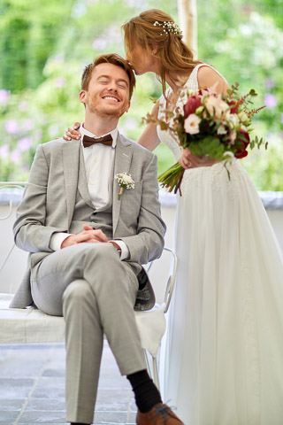 Foto uit de huwelijksreportage van Katrien en Elias door huwelijksfotograaf Jorick Michiels