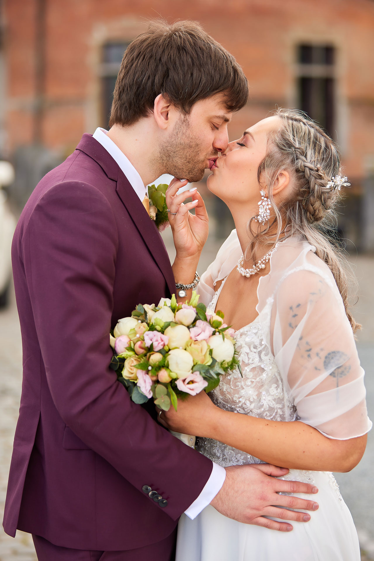 Foto uit de huwelijksreportage van Kiana en Yorick door huwelijksfotograaf Jorick Michiels