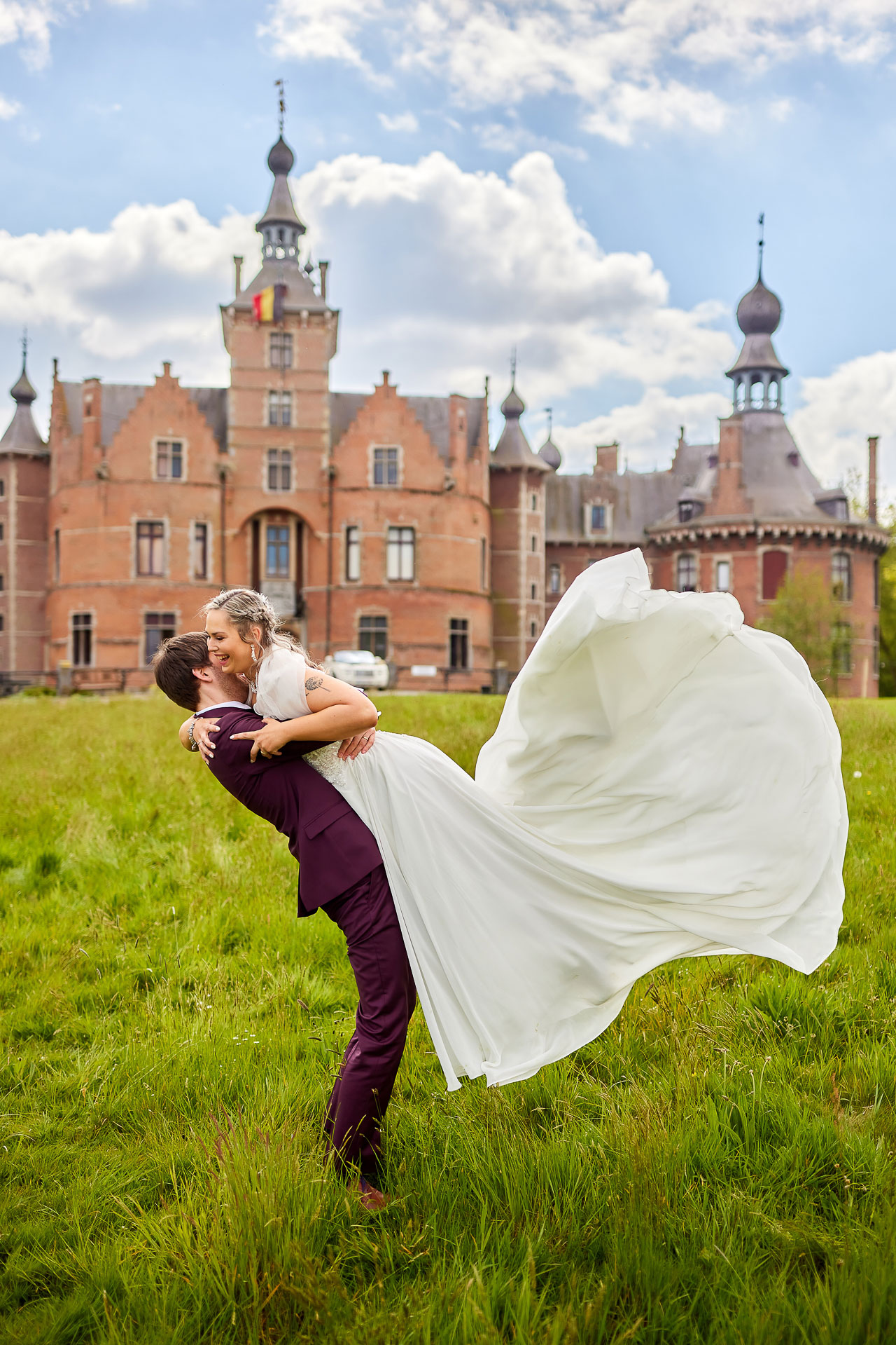 Foto uit de huwelijksreportage van Kiana en Yorick door huwelijksfotograaf Jorick Michiels