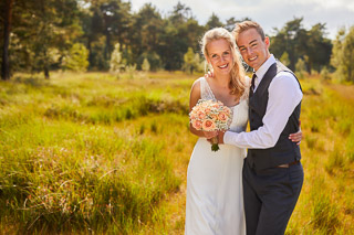 Foto uit de huwelijksreportage van Liesbeth en Kevin door huwelijksfotograaf Jorick Michiels