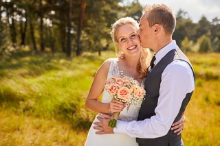 Foto uit de huwelijksreportage van Liesbeth en Kevin door huwelijksfotograaf Jorick Michiels