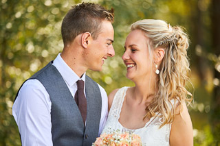 Foto uit de huwelijksreportage van Liesbeth en Kevin door huwelijksfotograaf Jorick Michiels