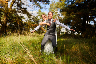 Foto uit de huwelijksreportage van Liesbeth en Kevin door huwelijksfotograaf Jorick Michiels