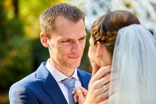 Foto uit de huwelijksreportage van Lisa en Bruno door huwelijksfotograaf Jorick Michiels