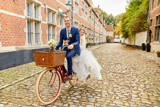 Foto uit de huwelijksreportage van Lisa en Bruno door huwelijksfotograaf Jorick Michiels