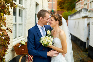 Foto uit de huwelijksreportage van Lisa en Bruno door huwelijksfotograaf Jorick Michiels