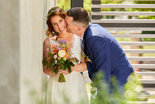 Foto uit de huwelijksreportage van Lynn en Rob door huwelijksfotograaf Jorick Michiels