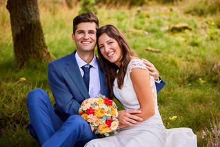 Foto uit de huwelijksreportage van Marlies en Arne door huwelijksfotograaf Jorick Michiels