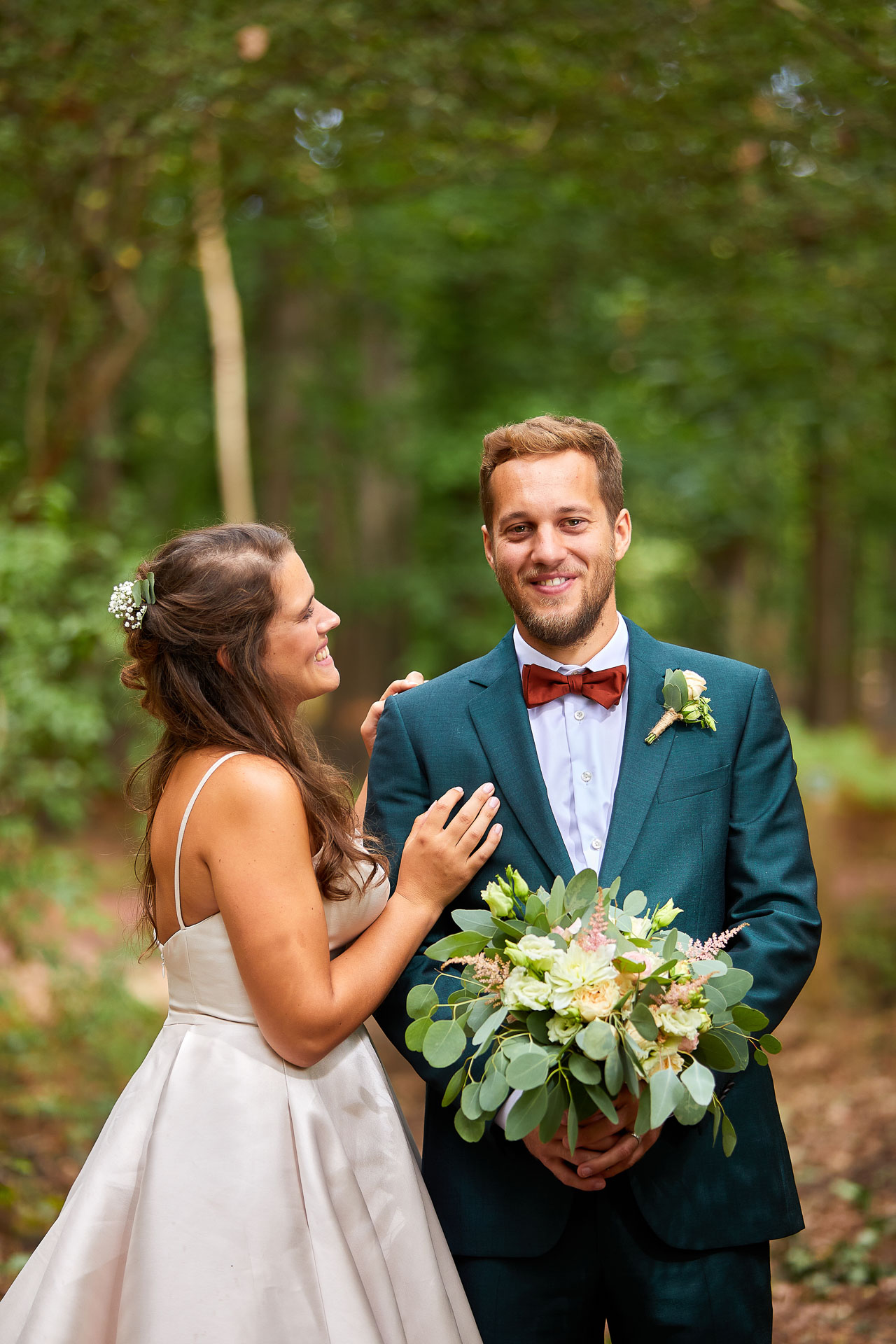 Foto uit de huwelijksreportage van Sanne en Wout door huwelijksfotograaf Jorick Michiels