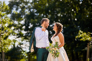 Foto uit de huwelijksreportage van Sanne en Wout door huwelijksfotograaf Jorick Michiels