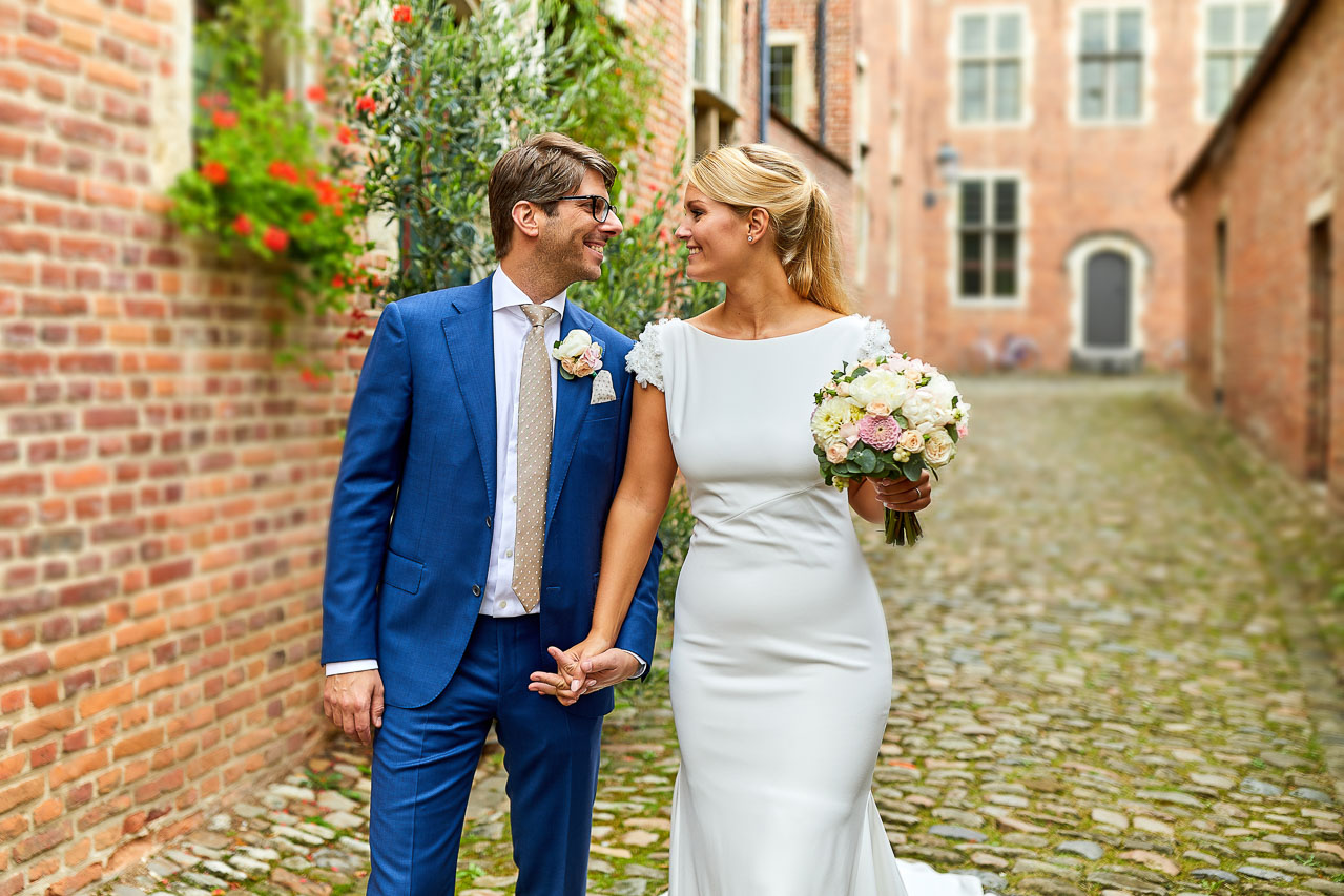 Foto uit de huwelijksreportage van Sofie en Danny door huwelijksfotograaf Jorick Michiels