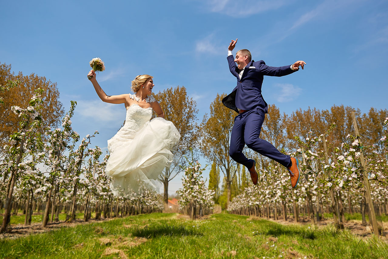 Foto uit de huwelijksreportage van Sofie en Thomas door huwelijksfotograaf Jorick Michiels