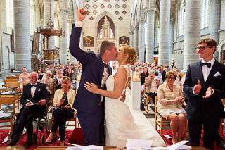 Foto uit de huwelijksreportage van Sofie en Thomas door huwelijksfotograaf Jorick Michiels