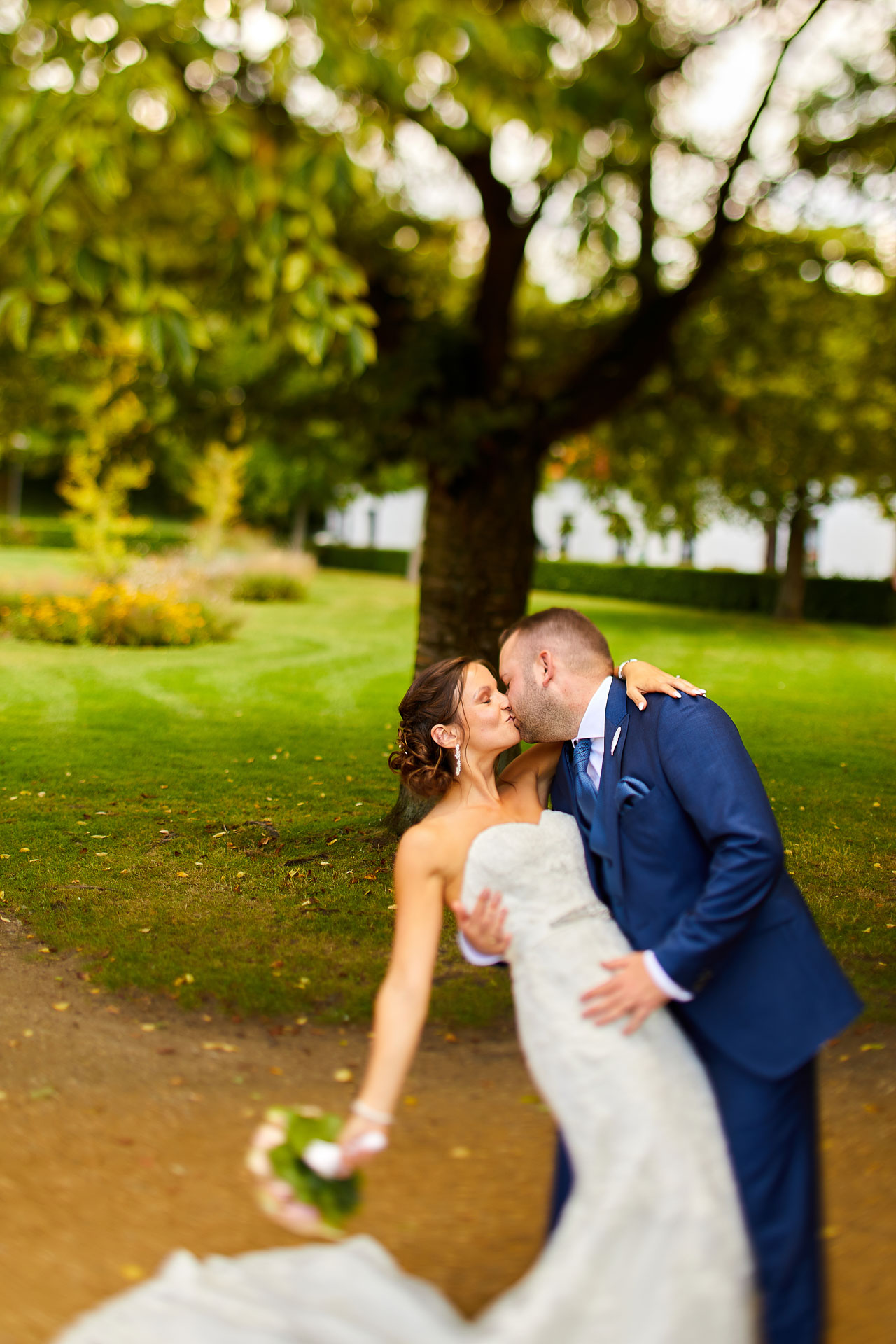 Foto uit de huwelijksreportage van Stefanie en Joris door huwelijksfotograaf Jorick Michiels
