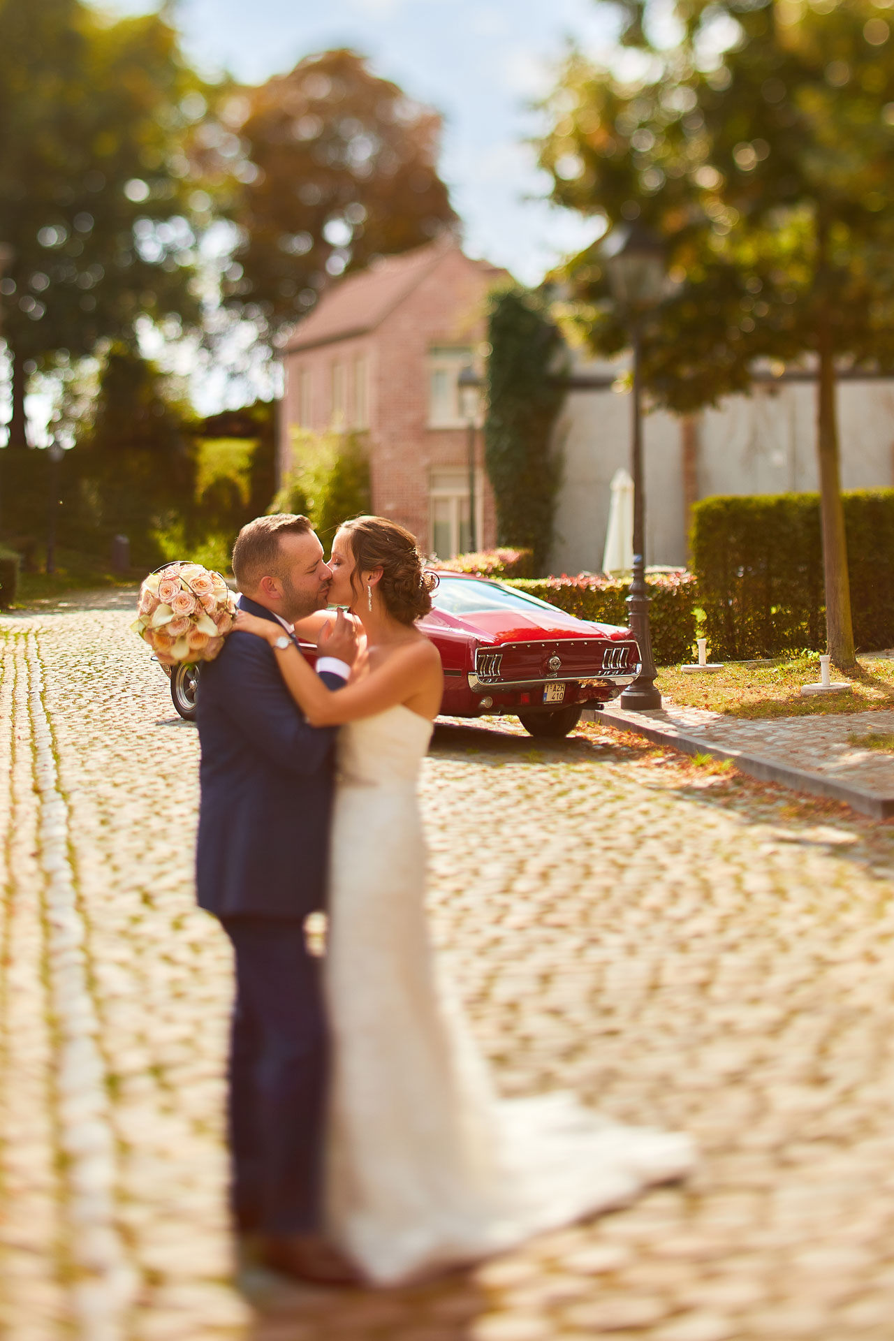 Foto uit de huwelijksreportage van Stefanie en Joris door huwelijksfotograaf Jorick Michiels