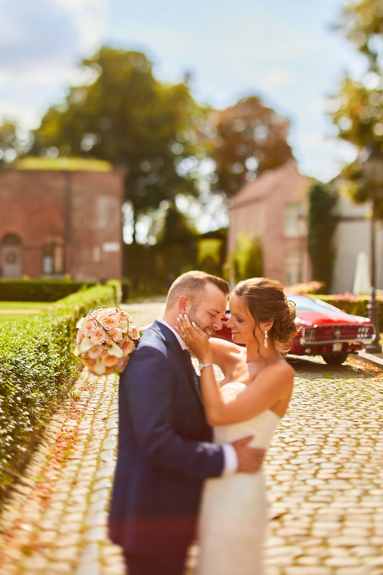 Foto uit de huwelijksreportage van Stefanie en Joris door huwelijksfotograaf Jorick Michiels