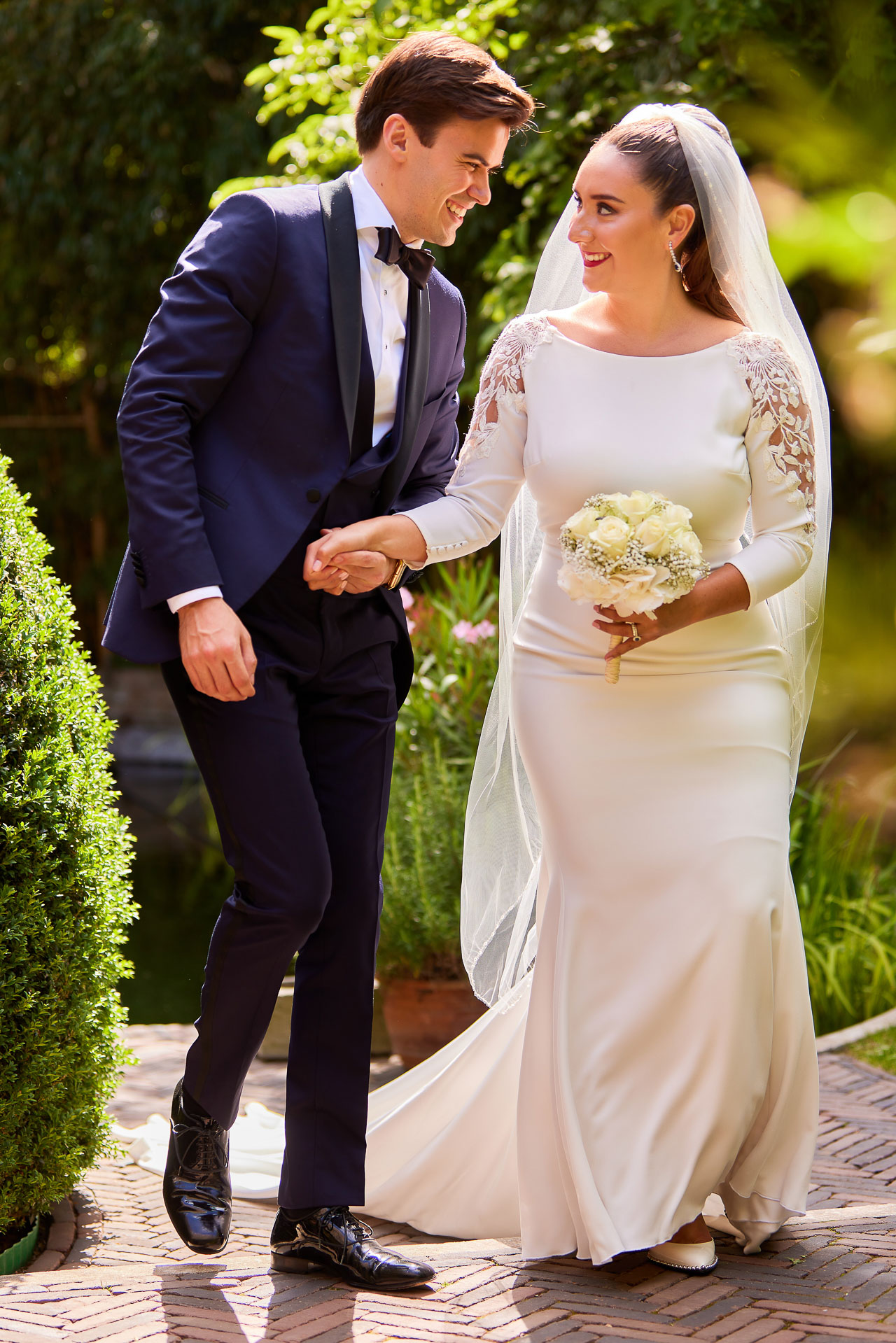 Foto uit de huwelijksreportage van Stefanie en Pieter-Jan door huwelijksfotograaf Jorick Michiels