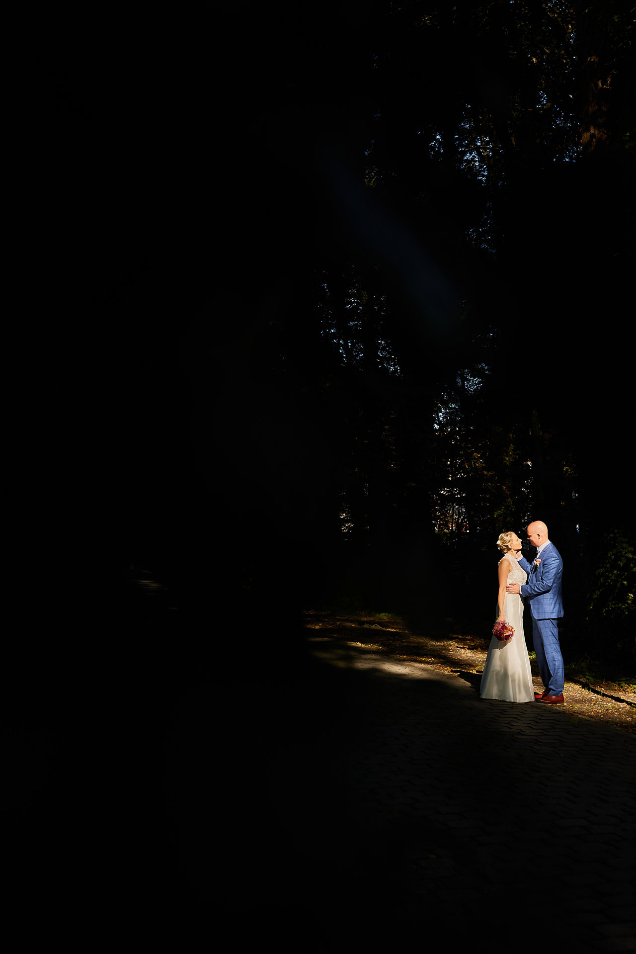 Foto uit de huwelijksreportage van Valérie en Wim door huwelijksfotograaf Jorick Michiels