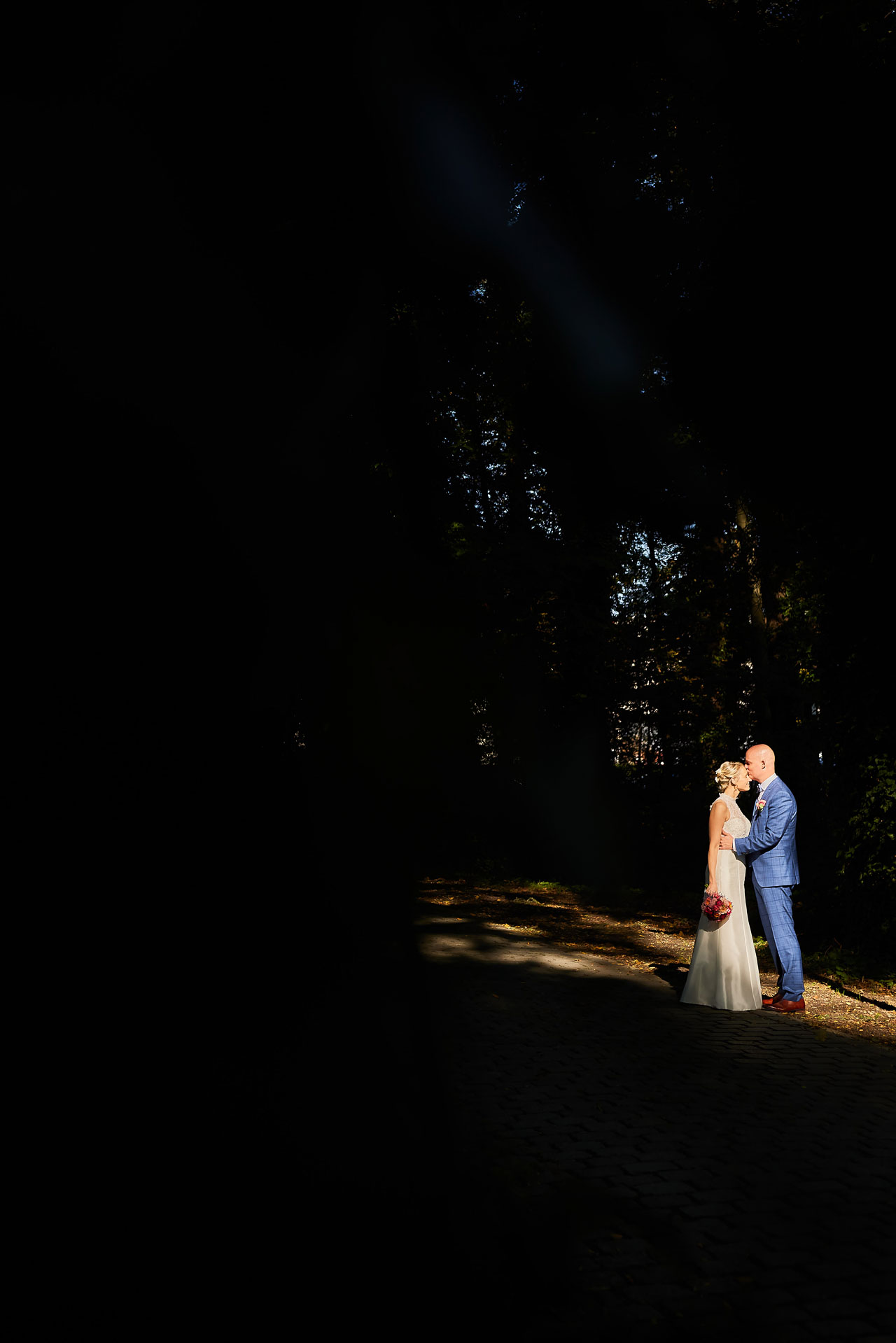 Foto uit de huwelijksreportage van Valérie en Wim door huwelijksfotograaf Jorick Michiels