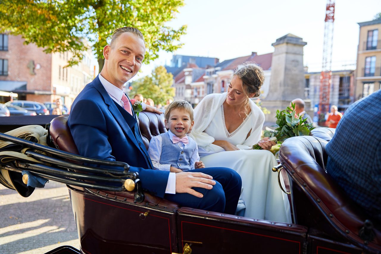 Foto bij het verhaal van Dominique en Kevin, door huwelijksfotograaf Jorick Michiels