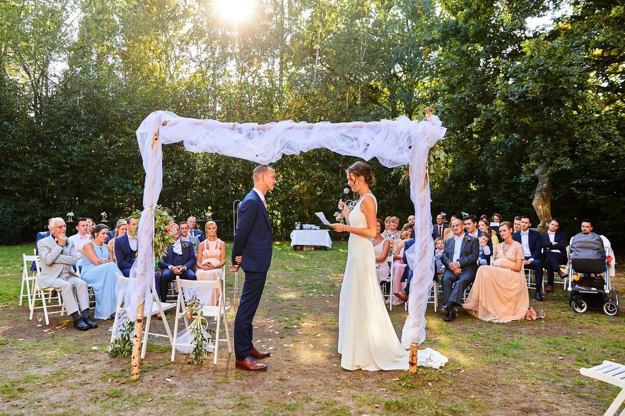 Foto bij het verhaal van Dominique en Kevin, door huwelijksfotograaf Jorick Michiels