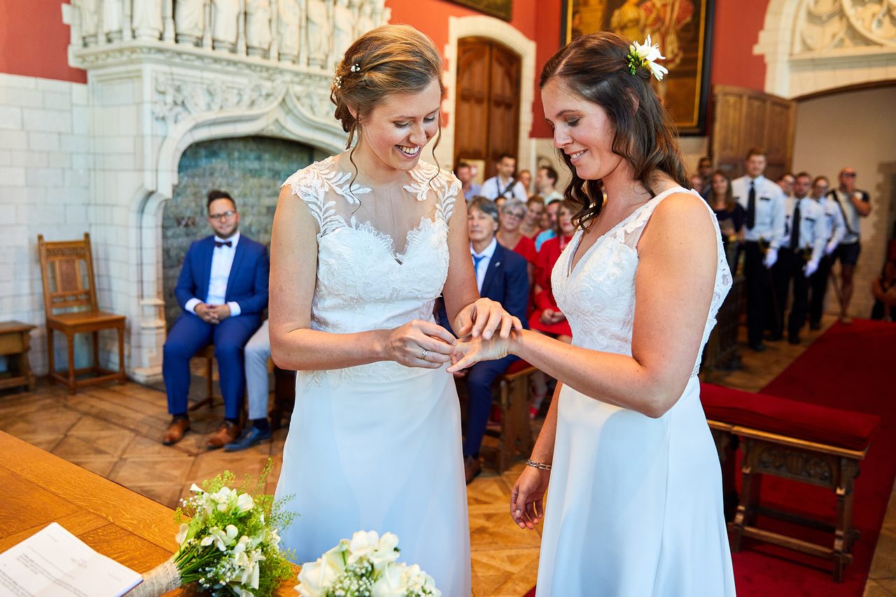 Foto bij het verhaal van Sofie en Lindsay, door huwelijksfotograaf Jorick Michiels