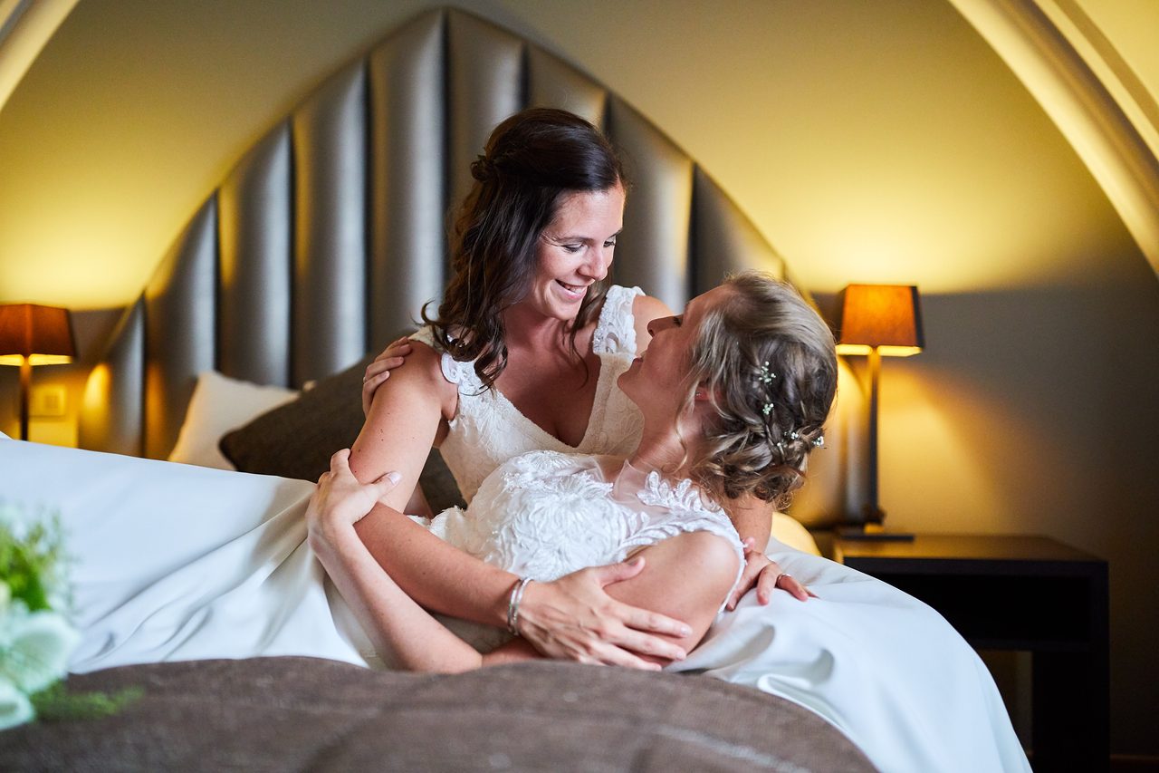 Foto bij het verhaal van Sofie en Lindsay, door huwelijksfotograaf Jorick Michiels