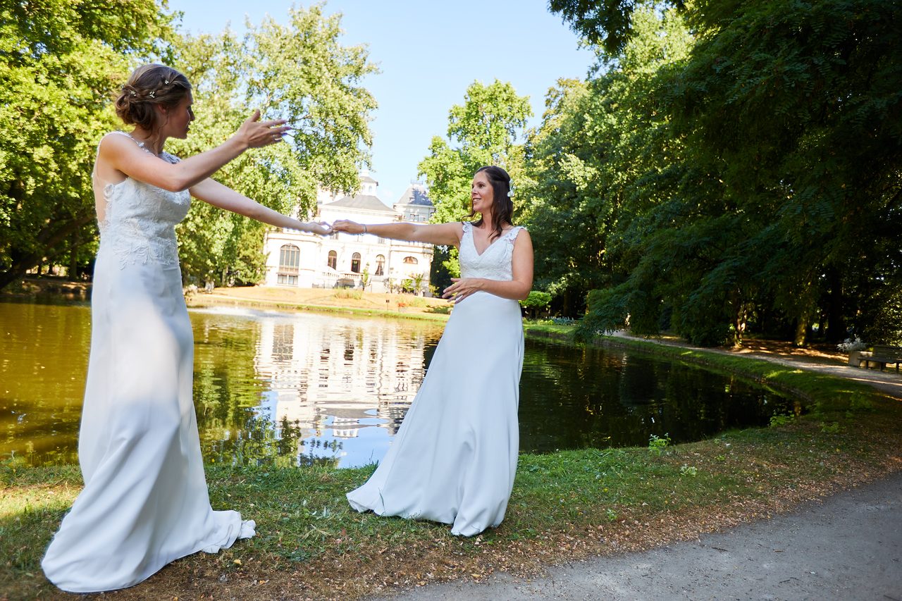 Foto bij het verhaal van Sofie en Lindsay, door huwelijksfotograaf Jorick Michiels