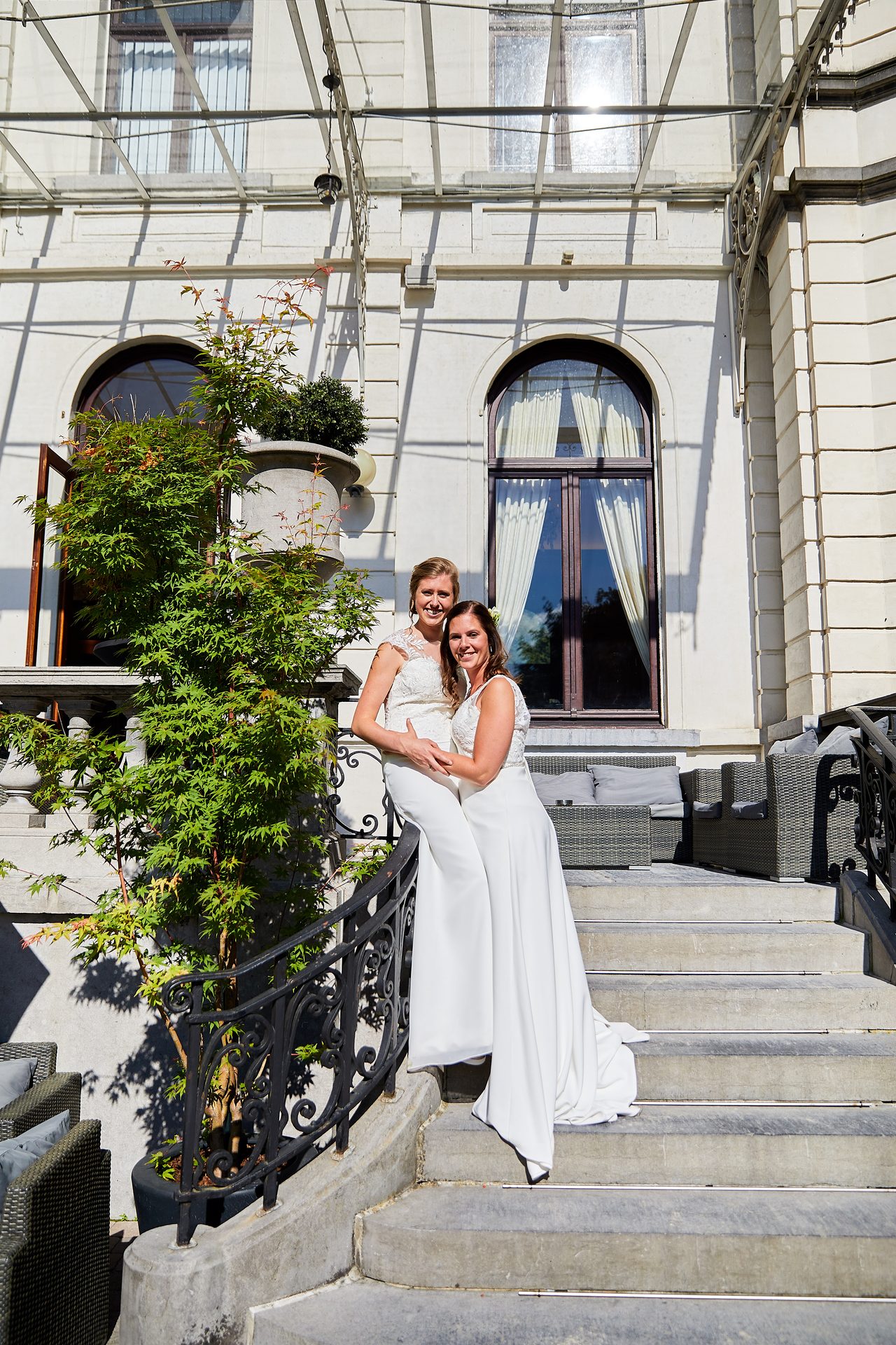 Foto bij het verhaal van Sofie en Lindsay, door huwelijksfotograaf Jorick Michiels