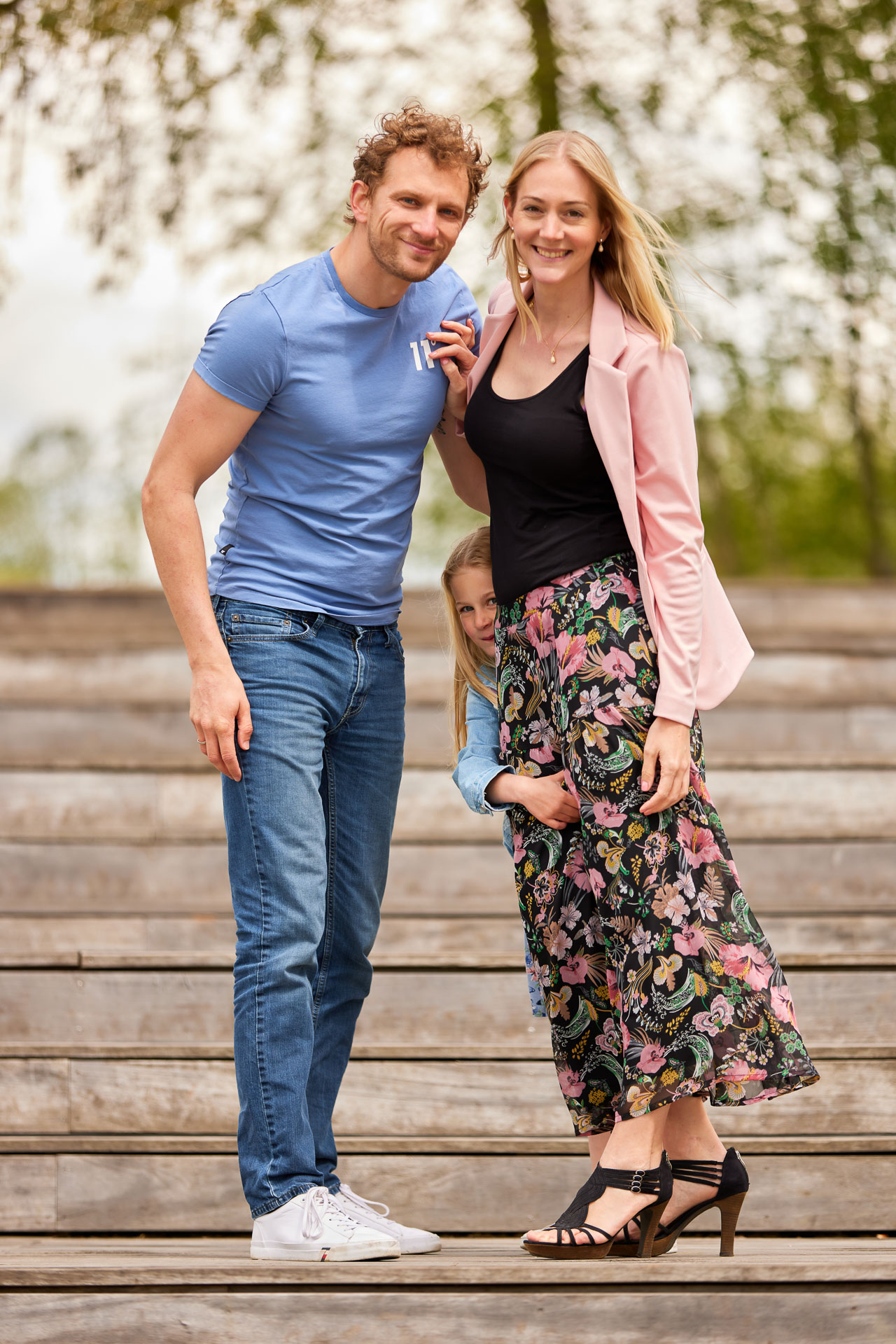 Foto bij het verhaal van Iris, Michael en Elien, door familiefotograaf Jorick Michiels