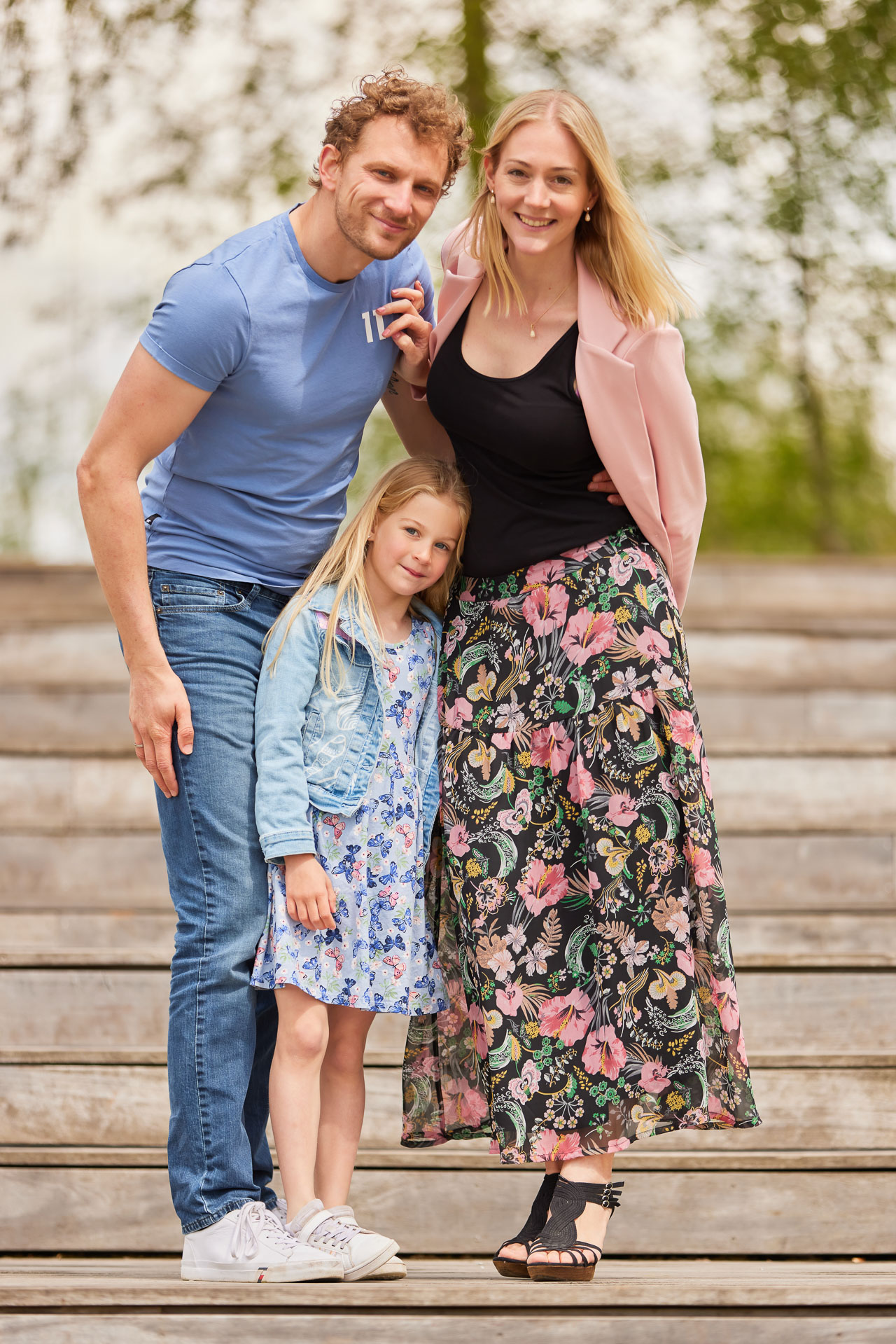 Foto bij het verhaal van Iris, Michael en Elien, door familiefotograaf Jorick Michiels