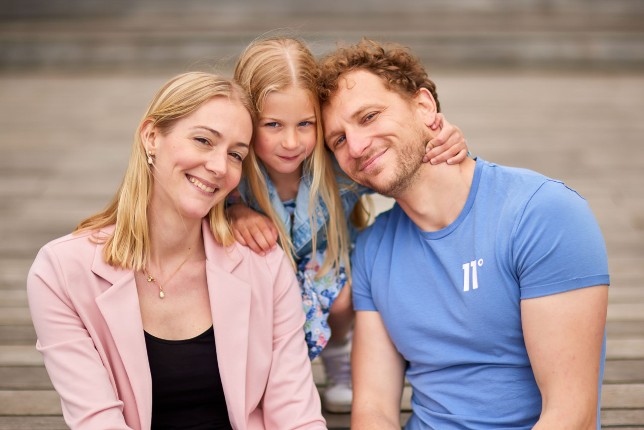 Foto bij het verhaal van Iris, Michael en Elien, door familiefotograaf Jorick Michiels
