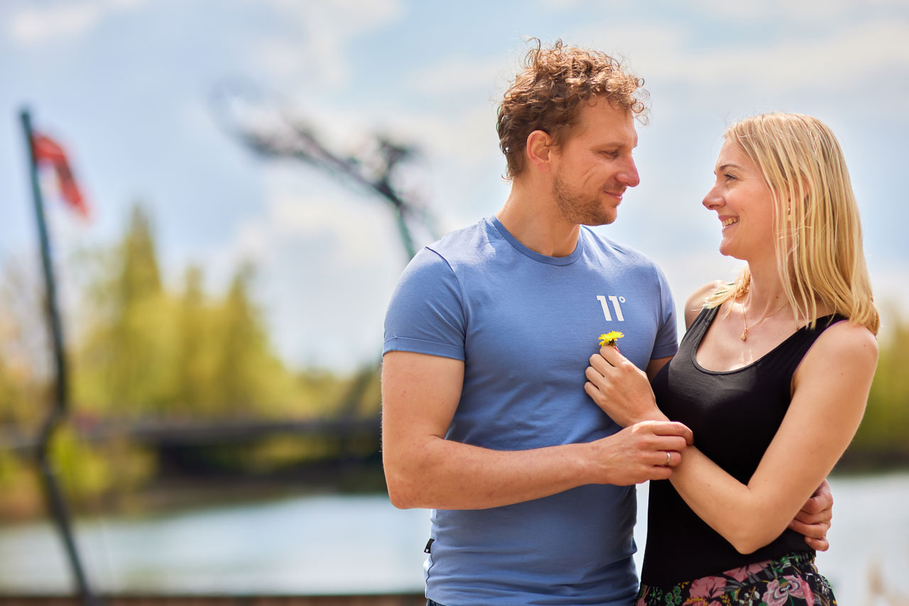 Foto bij het verhaal van Iris, Michael en Elien, door familiefotograaf Jorick Michiels