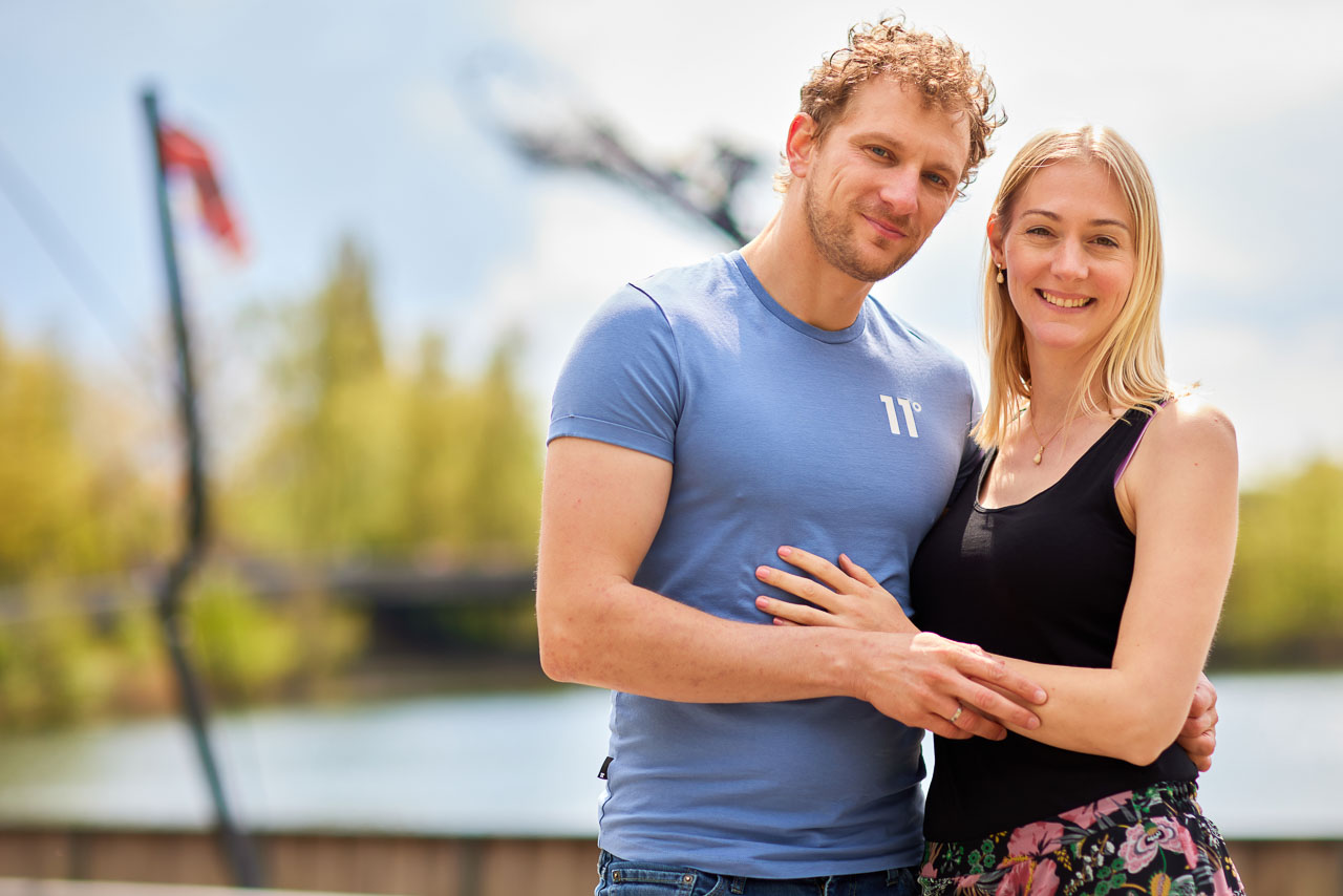 Foto bij het verhaal van Iris, Michael en Elien, door familiefotograaf Jorick Michiels