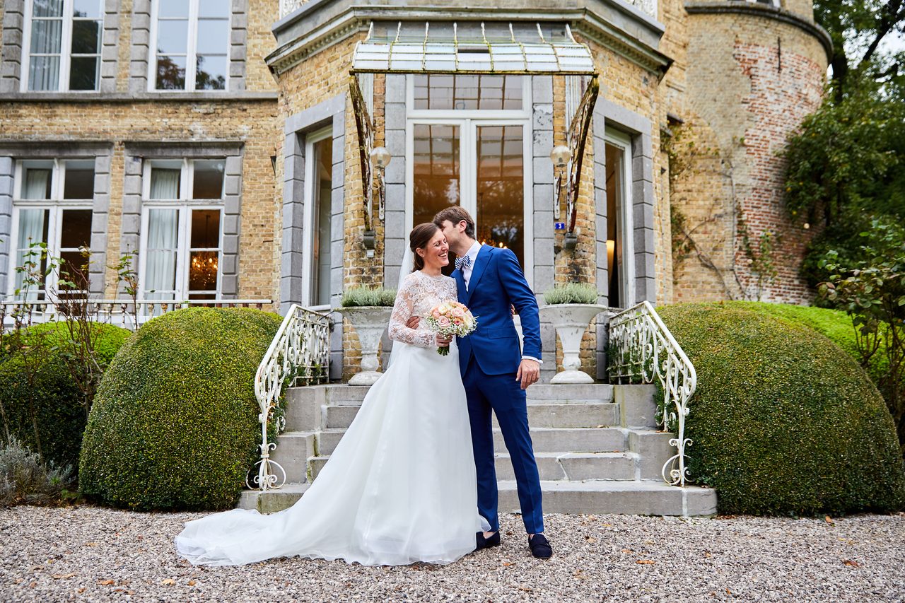 Foto bij het verhaal van Julie-Pascale en Klaas, door huwelijksfotograaf Jorick Michiels
